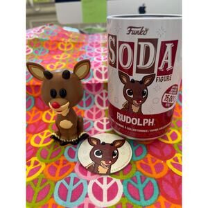Funko Soda 2021 Rudolph the Red Nose Reindeer Pog & Vinyl Figures